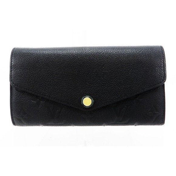Louis Vuitton Wallet Sarah Black Empreinte Noir Portefeuille - Picture 1 of 3